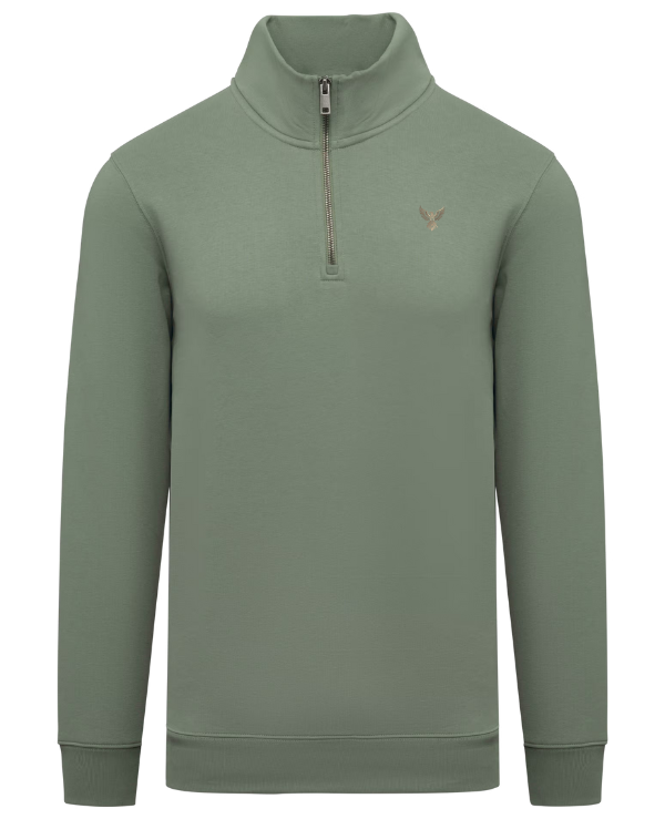 Sweat-shirt corsa spirit à col montant zippé