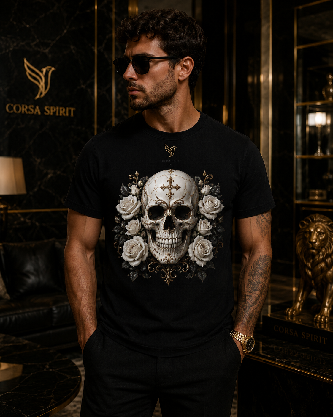 T-shirt corsa spirit Imperial Rose