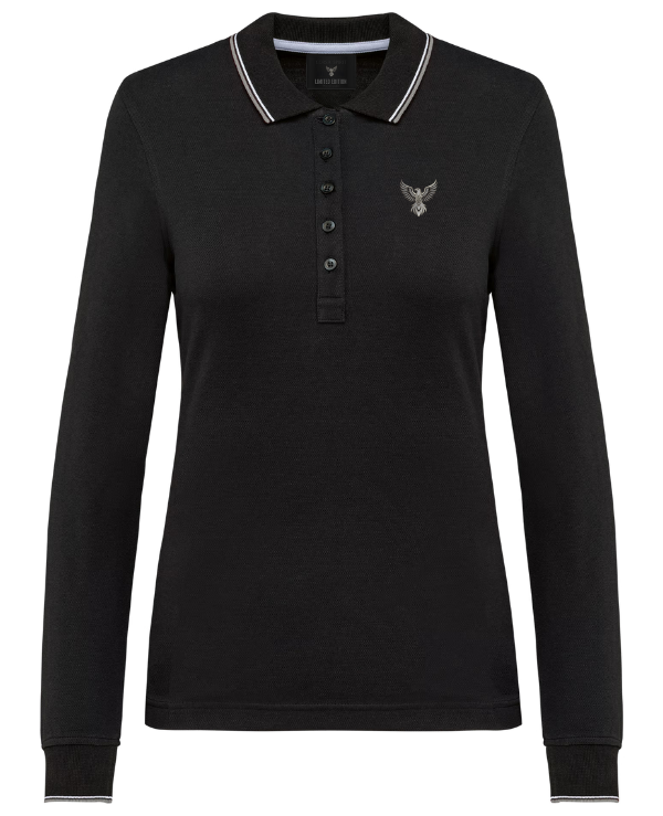 Polo corsa spirit maille piquée manches longues
