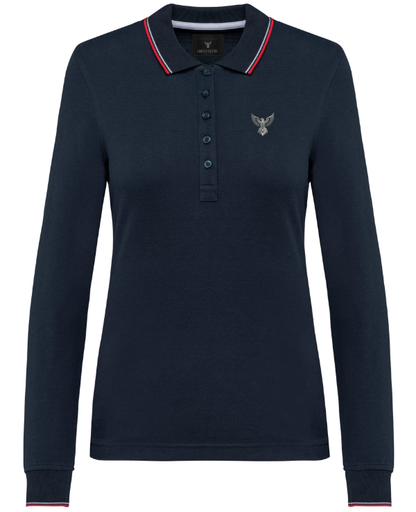 Polo corsa spirit maille piquée manches longues
