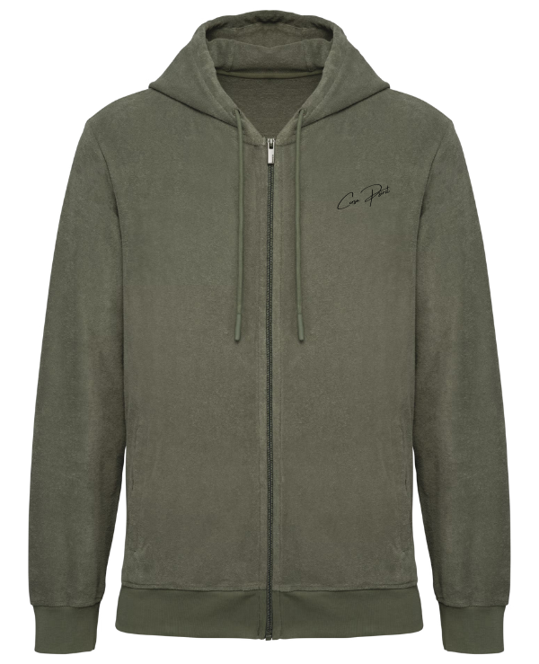 Sweat-shirt corsa spirit Linea éponge zippé à capuche