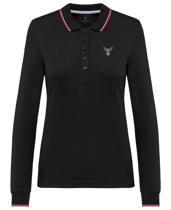 Polo corsa spirit maille piquée manches longues