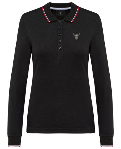 Polo corsa spirit maille piquée manches longues