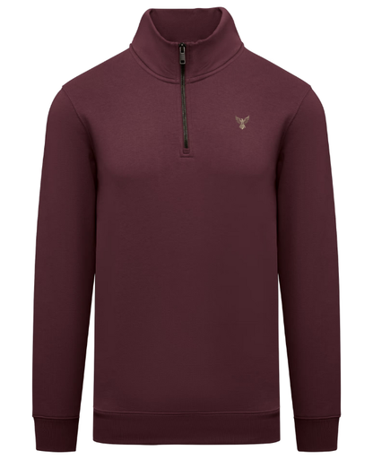 Sweat-shirt corsa spirit à col montant zippé