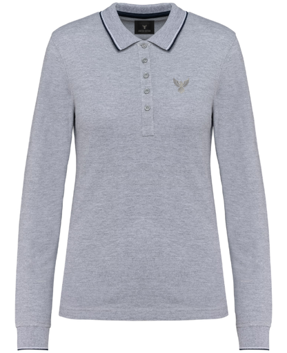 Polo corsa spirit maille piquée manches longues