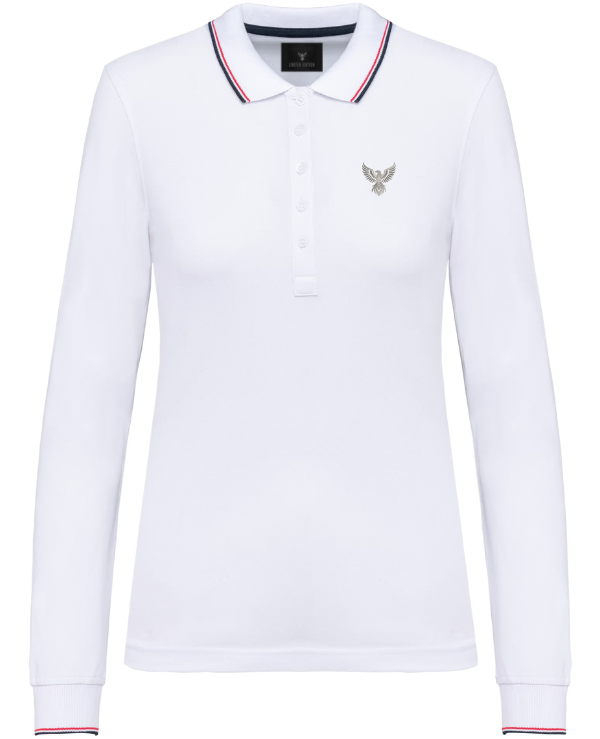 Polo corsa spirit maille piquée manches longues