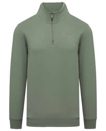 Sweat-shirt corsa spirit à col montant zippé