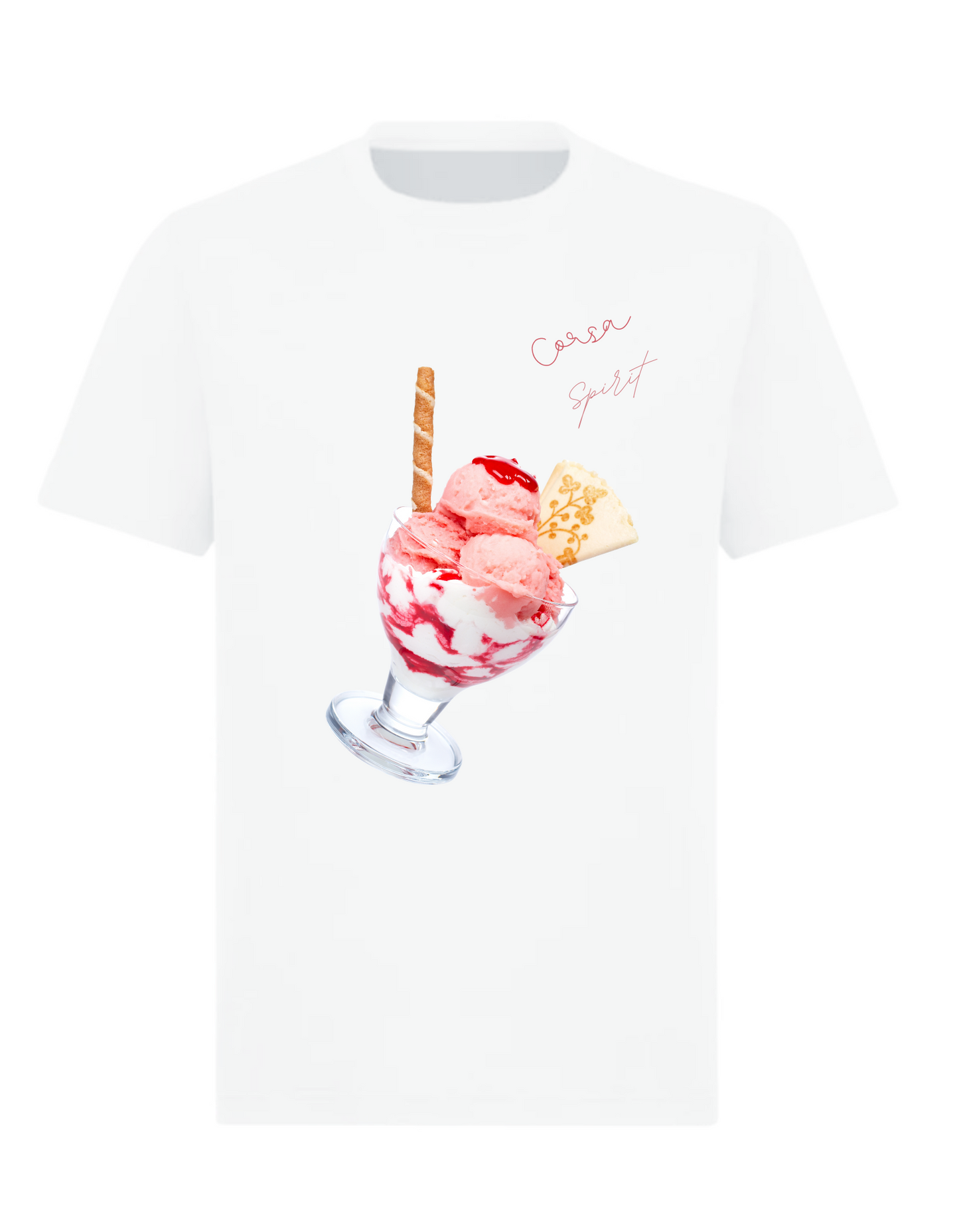 T-shirt corsa spirit Cristal Glacé