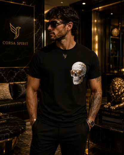 T-shirt corsa spirit Marble Skull